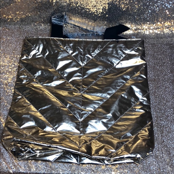 NWT VICTORIA SECRET ROSE GOLD TOTE BAG - Picture 5 of 6